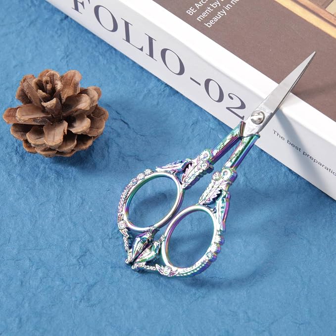 Small Embroidery Scissors with Cover -Cute and Comfortable handles with Sturdy - Image 4