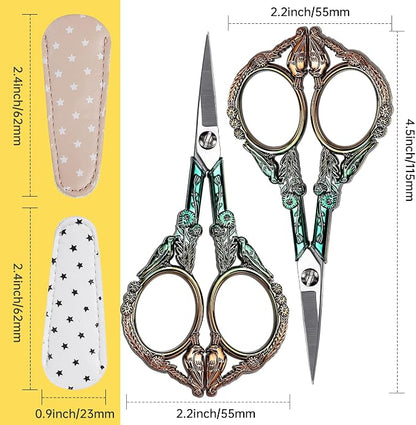 Small Embroidery Scissors with Cover -Cute and Comfortable handles with Sturdy - Image 9