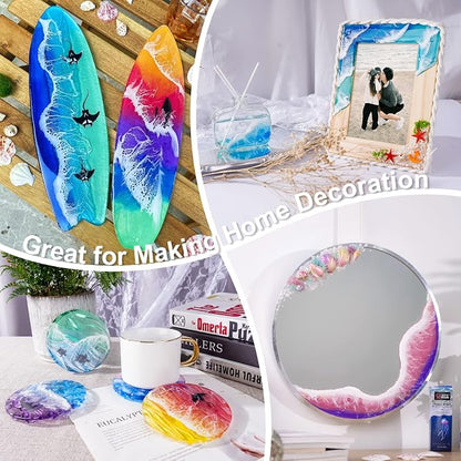 LET'S RESIN Ocean White Epoxy Resin Pigment 167g/5.89oz, High Concentrated Paste - Image 5