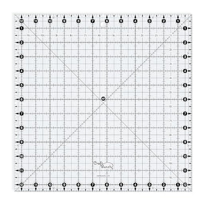 Non-Slip Square Quilt Template Ruler by CraftBunch