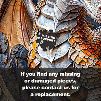 Wooden Puzzles for Adults, Cave Dragon Puzzle, Wood Adult Puzzle, Wooden Puzzle - Image 9