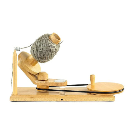 Wooden Handcrafted Heavy Duty Wooden Yarn Ball Winder - Image 4