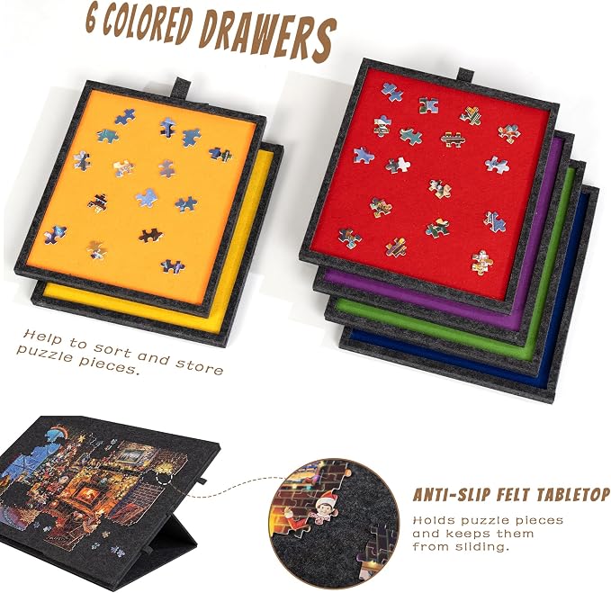 Lavievert 1500 Piece Tilting Puzzle Board - Image 3