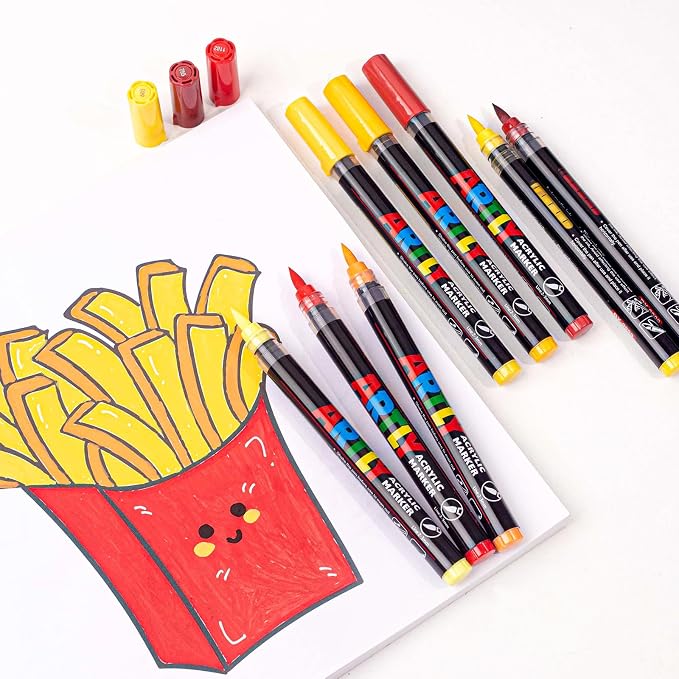 Acrylic Paint Markers, Acrylic Paint Pens, Fabric Markers - Image 7