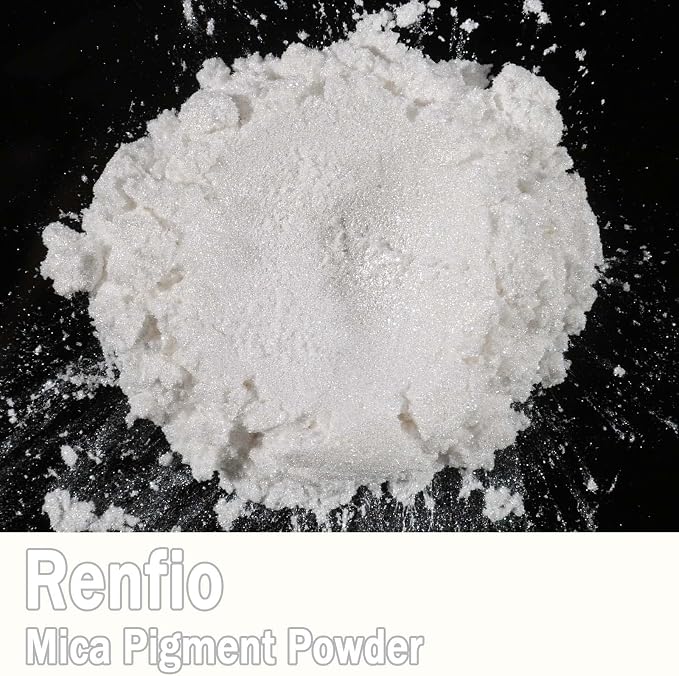 Renfio 100g Mica Powder Pigment, Metallic Natural Dye Mineral Pearl Shimmer - Image 2