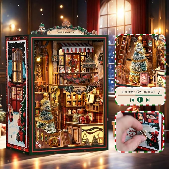 Book Nook Kit - DIY Miniature Dolls House Kit - Image 5