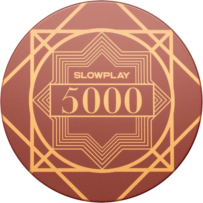 SLOWPLAY Nash Ceramic Poker Chips in Bulk, Casino Grade Ceramic 10-Gram Poker by SLOWPLAY