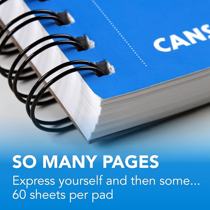 Canson XL Series Mixed Media Pad, Side Wire, 7x10 inches, 60 Sheets – - Image 4