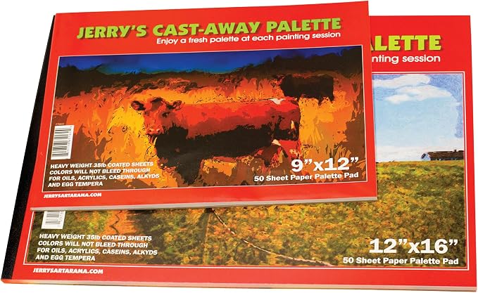 Jerry's Artarama Castaway Disposable Paper Palette Pad, 12 x 16, Watercolor - Image 3
