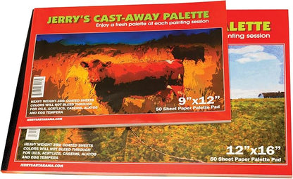 Jerry's Artarama Castaway Disposable Paper Palette Pad, 12 x 16, Watercolor - Image 3