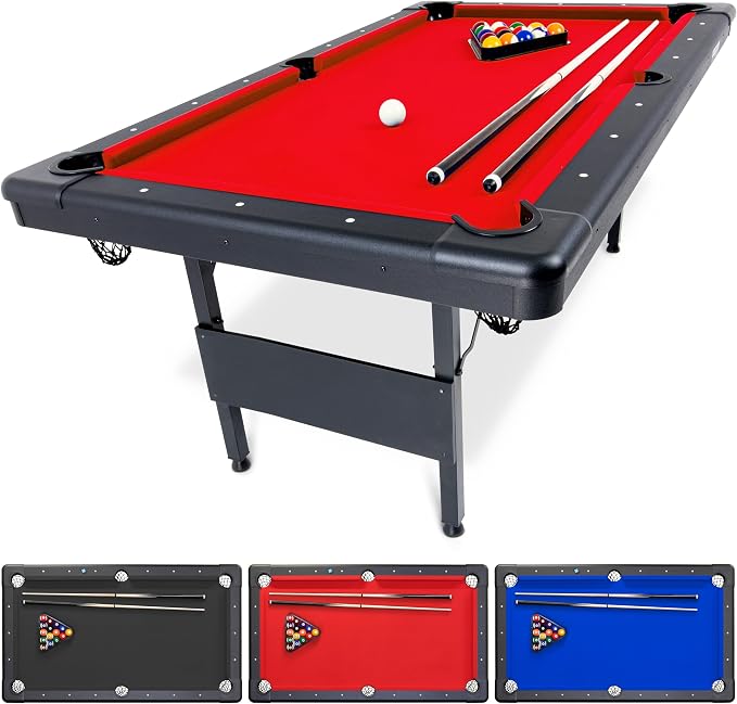 GoSports 6, or 8 ft Billiards Tables by GoSports