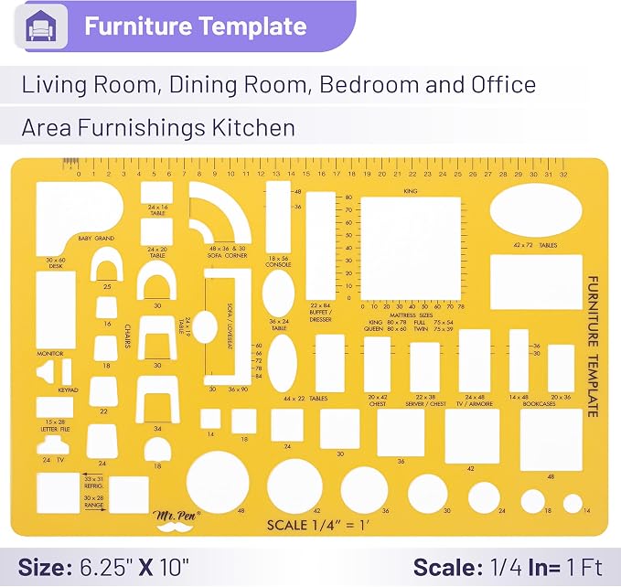Mr. Pen- House Plan, Interior Design and Furniture Templates, Drafting Tools - Image 5