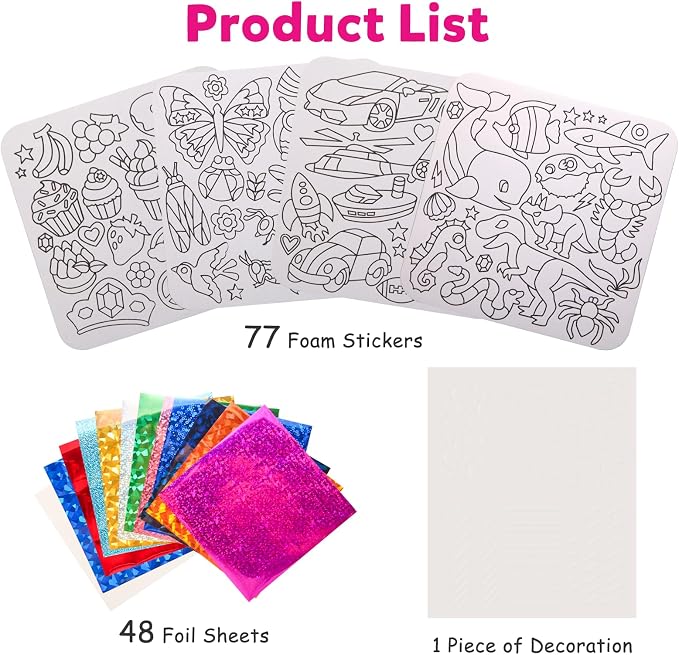 Foil Art Kit for Kids - Image 3