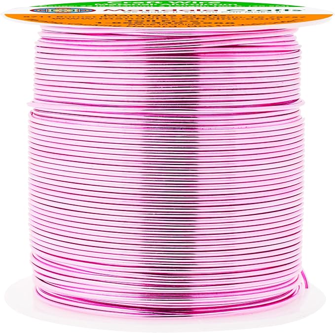 Mandala Crafts 22 Gauge Anodized Aluminum Craft Wire by MandalaCrafts