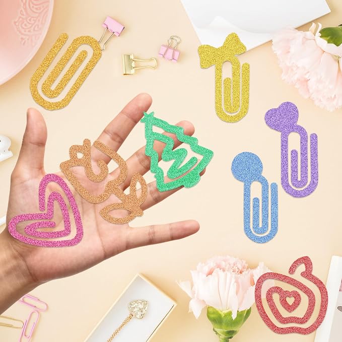 3pcs Paperclip Bookmarks Mold, Jumbo Paper Clips Bookmarks Silicone Mold - Image 3