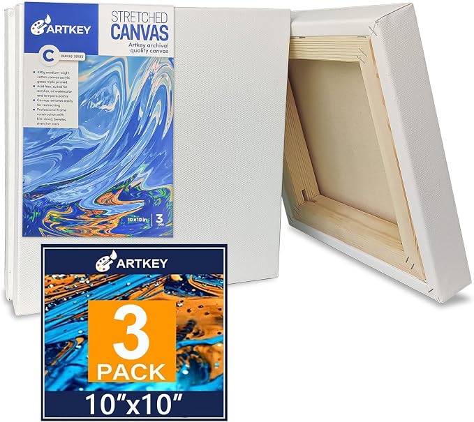 Gallery Wrapped Stretched Canvases by Artkey