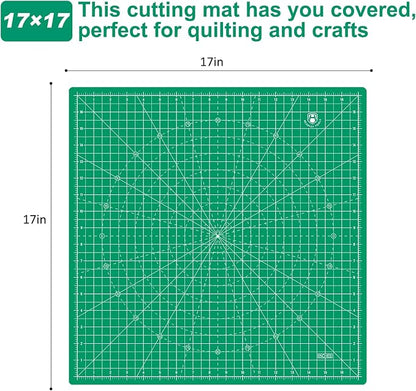 Headley Tools 17"x17" Rotating Cutting Mat, Self Healing Mat - Image 3