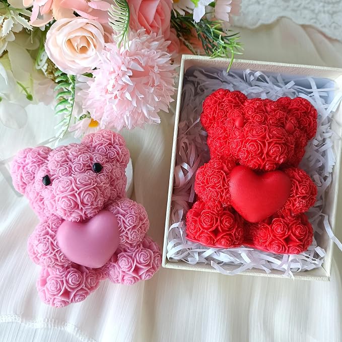 Rose Bear Silicone Mold - Image 5
