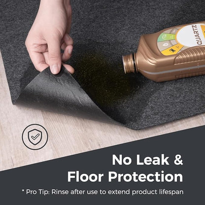 WELKIN Oil Spill Mat, Absorbent Oil Pad Protects Floor, Garage Floor Mat - Image 3