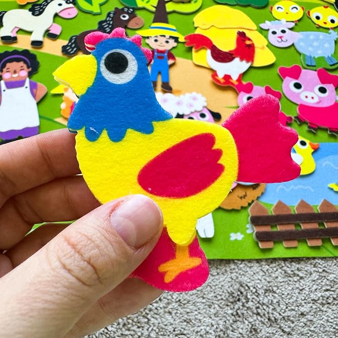 QUOKKA Farm Felt Board for Toddlers - Image 7