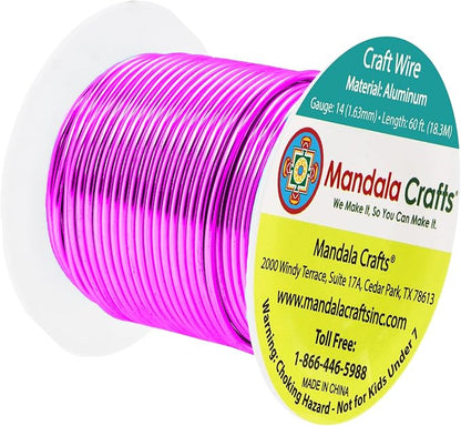 Mandala Crafts 14 Gauge Anodized Aluminum Craft Wire - Image 2