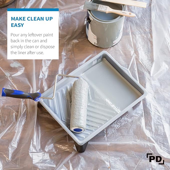Precision Defined Paint Trays, Paint Roller Trays Liner, Plastic Paint Pan - Image 7
