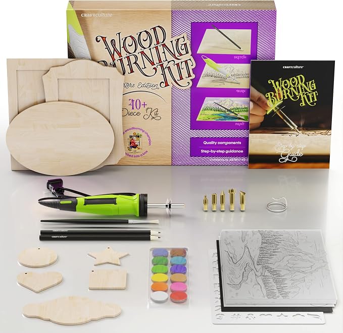 Craft Culture Beginners Wood Burning Kit - Image 8
