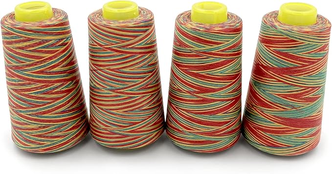 Tortoise 4 Cones of 3000 Yards Each Spool Thread by TORTOISETHREAD