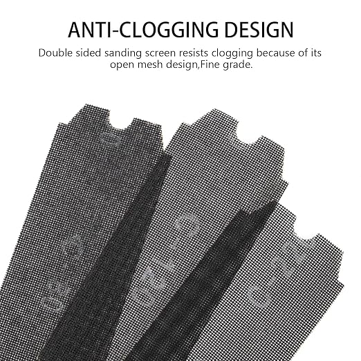 SCOTTCHEN Drywall Sanding Screen Mesh Sheet 11-1/4" x 4-3/16" Grit: #60 - Image 3