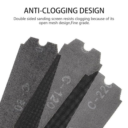 SCOTTCHEN Drywall Sanding Screen Mesh Sheet 4-3/16" x 11-1/4" Grit #80 - Image 3