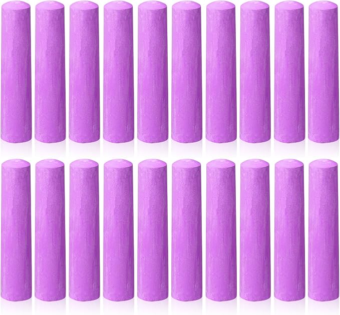 20 Pcs Sidewalk Chalks for Kids Non Toxic Jumbo Chalk for Party Gift Outdoor by Unknown