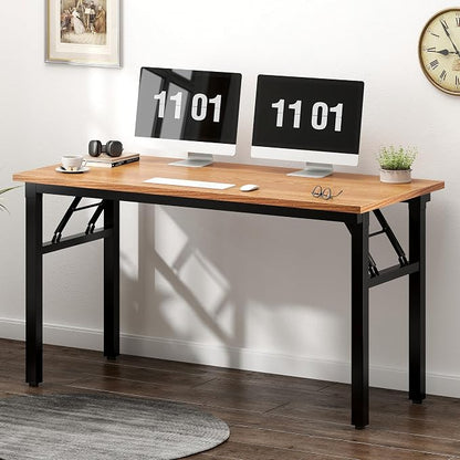 Need Home Office Desk 47 inches Folding Computer Table Workstation No Install - Image 7