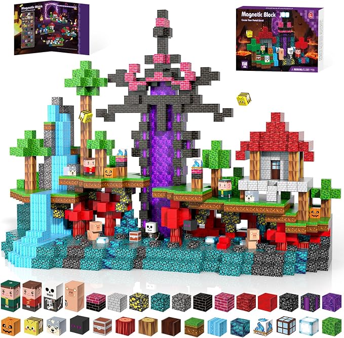 150PCS Magnetic Blocks by Kryzomat-EnjoyYourBuildingFun