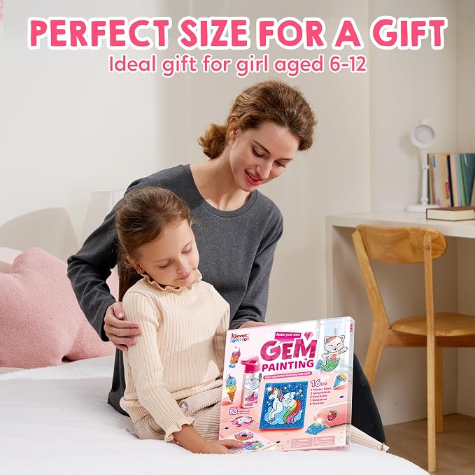 Klever Kits 16 Projects Gem Painting, Kids Diamond Gem Painting Kit - Image 5