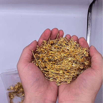 1000PCS Safety Pins, 1.1 inch Small Safety Pins, Rust-Resistant Nickel Plated - Image 4