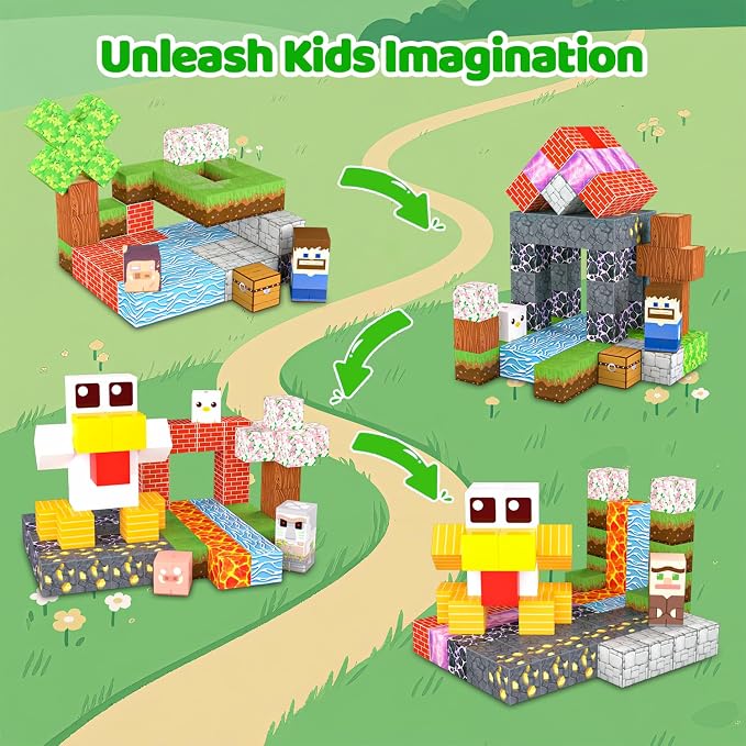 Magnetic Blocks, Stacking Magnets - Image 3