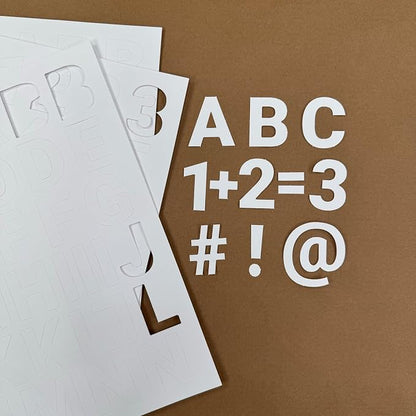 FreshCut Crafts 636 Pcs 1.5 in. White Bulletin Board Letters & Numbers - Image 2