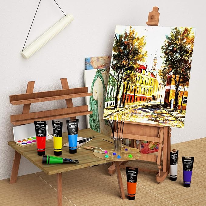 GOTIDEAL Acrylic Paint Burnt Umber Tubes Non Toxic Non Fading, Rich Pigments - Image 4