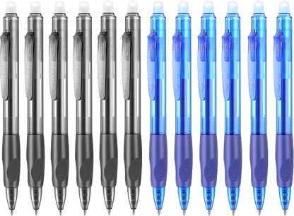 Aozora Erasable Pens Click Fine Point 0.7 mm Retractable Erasable Gel Pens by Aozora
