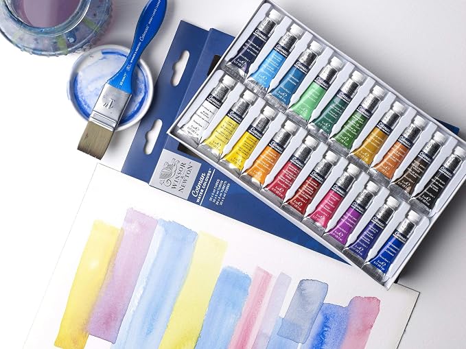 Winsor & Newton Cotman Watercolor Paint Set, 20 Colors, 5ml Tubes - Image 6