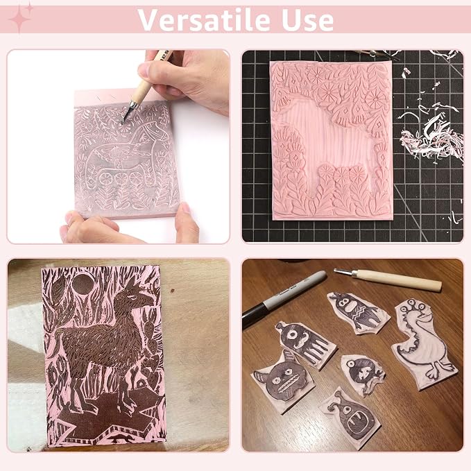 10 Pack Rubber Stamp Making Kit - Image 7