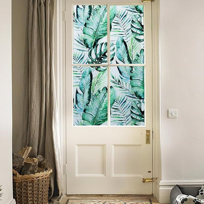 DKTIE Nature Pattern Rainbow Window Film Decorative Stained Glass Window Film - Image 7