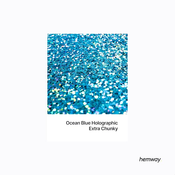 Hemway Polyurethane & Epoxy Resin Glitter 100g / 3.5oz Metallic Crystal Flake - Image 2