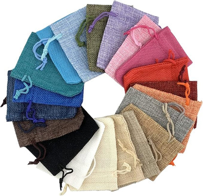 Palmhomee Pack of 20 Burlap Gift Bags by Palmhomee