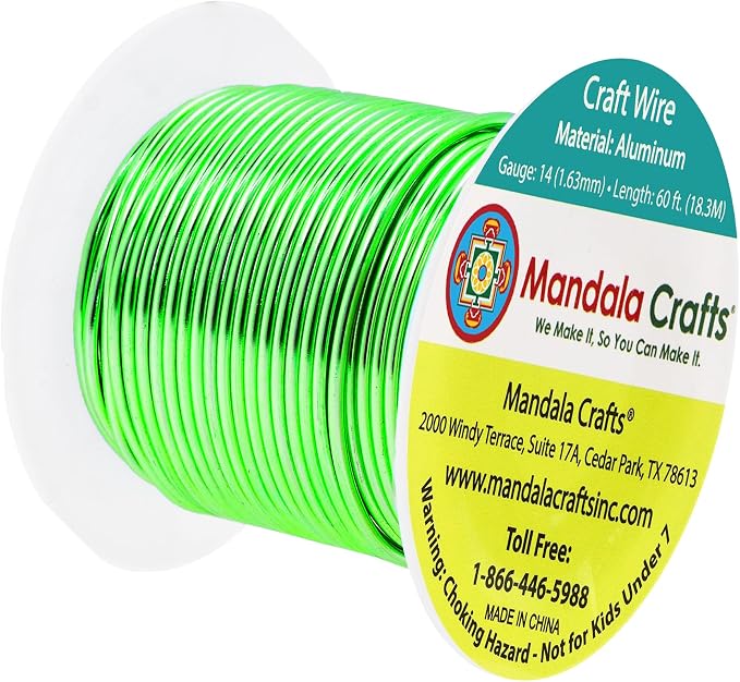 Mandala Crafts 14 Gauge Anodized Aluminum Craft Wire - Image 2