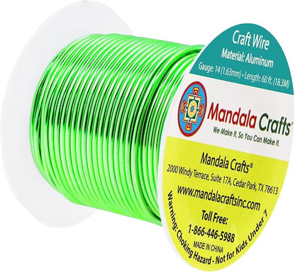 Mandala Crafts 14 Gauge Anodized Aluminum Craft Wire - Image 2