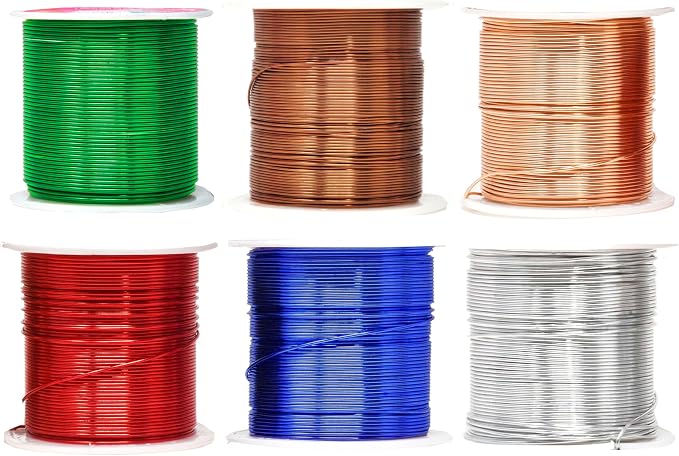 Mandala Crafts 14 Gauge Anodized Aluminum Craft Wire by MandalaCrafts