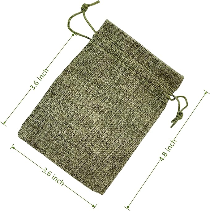 Palmhomee Pack Of 25 Burlap Gift Bags - Image 3