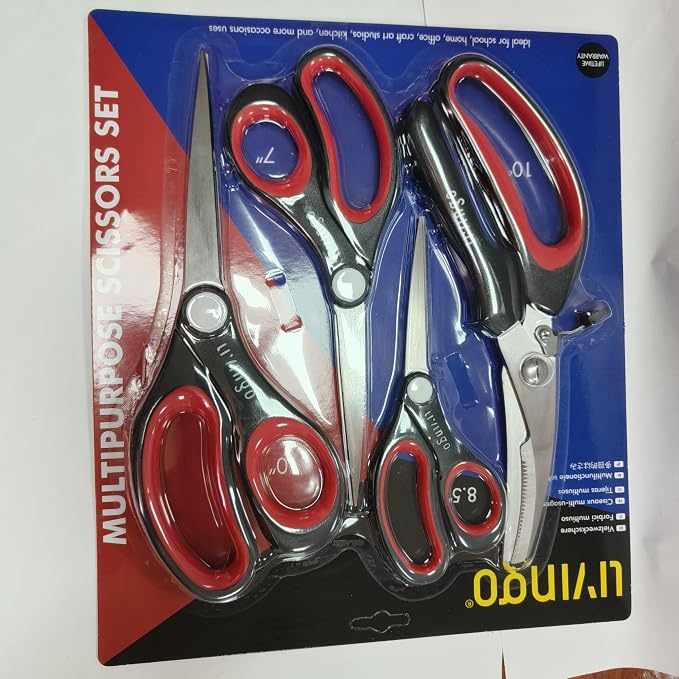 LIVINGO All Purpose Scissors Set - Image 8