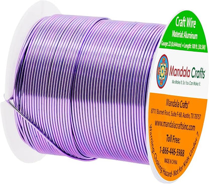 Mandala Crafts 22 Gauge Anodized Aluminum Craft Wire - Image 2
